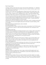 Parish Council News Sept 25